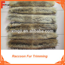 Best workmanship, Natural Brown / Raccoon Fur Trim